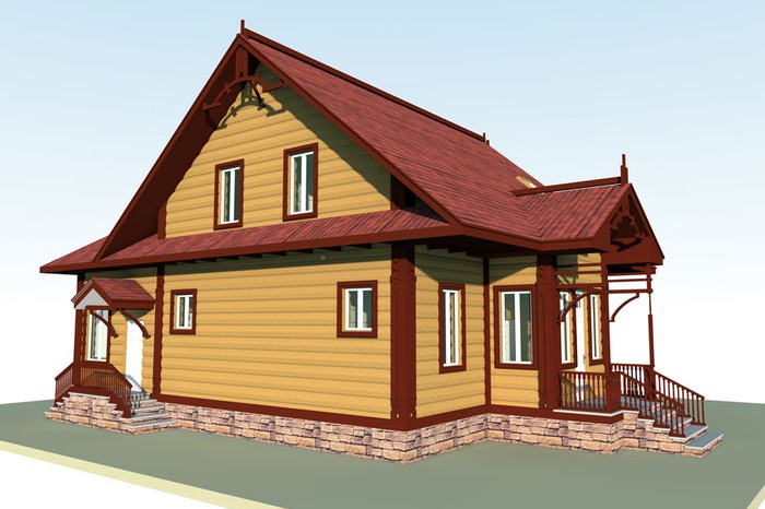 Деревянный дом в с. М.Лаврово